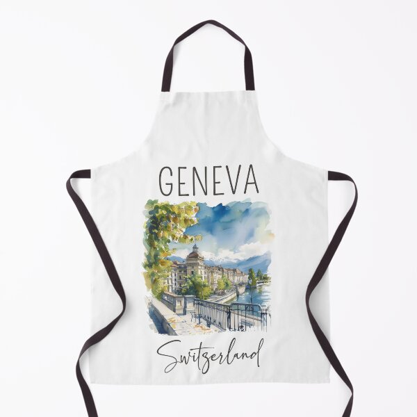 Artikelvorschau, Aquarelldesign von Genf - Schweiz entworfen und verkauft von Sketch-Shack.