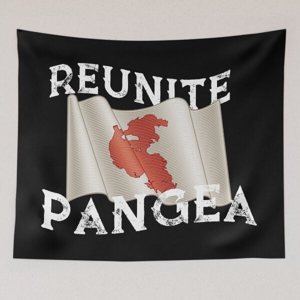 Item preview, Reunite Pangea Flag (on dark colors) designed and sold by messy-nessie.