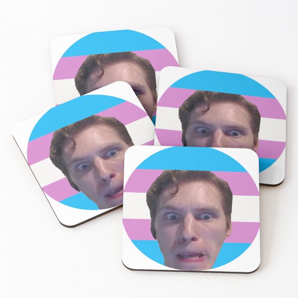 Item preview, jerma trans flag designed and sold by ihavephotoshop.