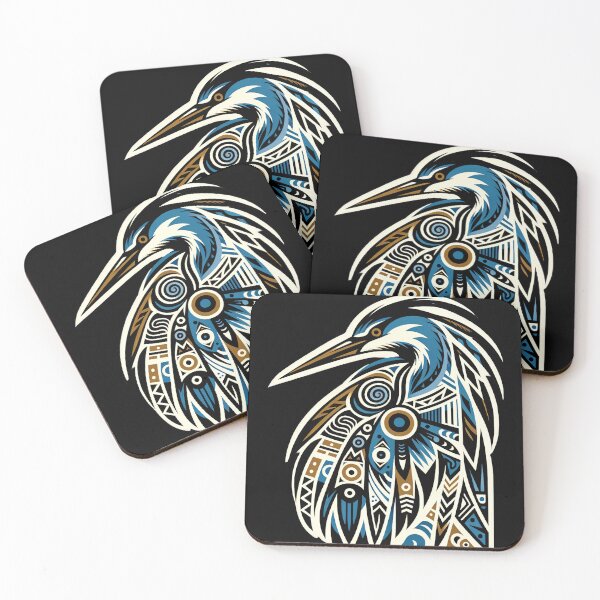 Item preview, Tribal Blue Heron Design - Great Blue Heron Design designed and sold by SandbarTees.