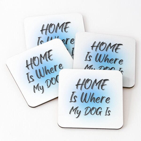 Item preview, " Home Haven Tee " Dog （Blue） designed and sold by Wabi-SabiStudio.