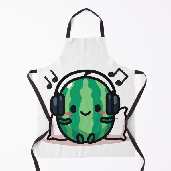 Item preview, Cute Watermelon Listening To Music designed and sold by BluRockDesigns.