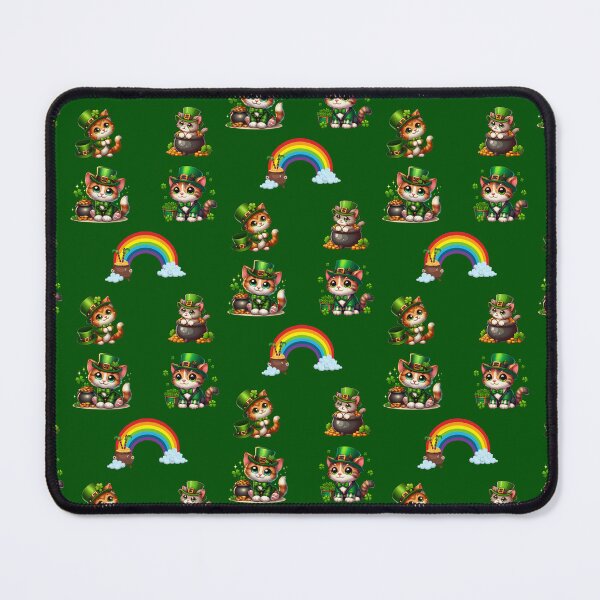 Item preview, Festive Feline St Patricks Day designed and sold by WoodburyLake.