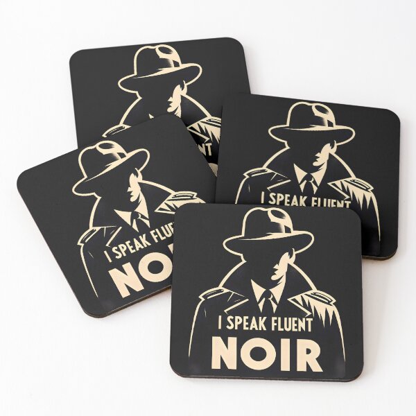 Item preview, I speak fluent noir - Classic film noir designed and sold by CogniCraft.