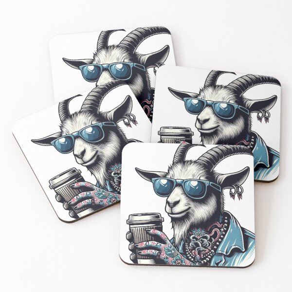 Item preview, cool goat designed and sold by Greydate.