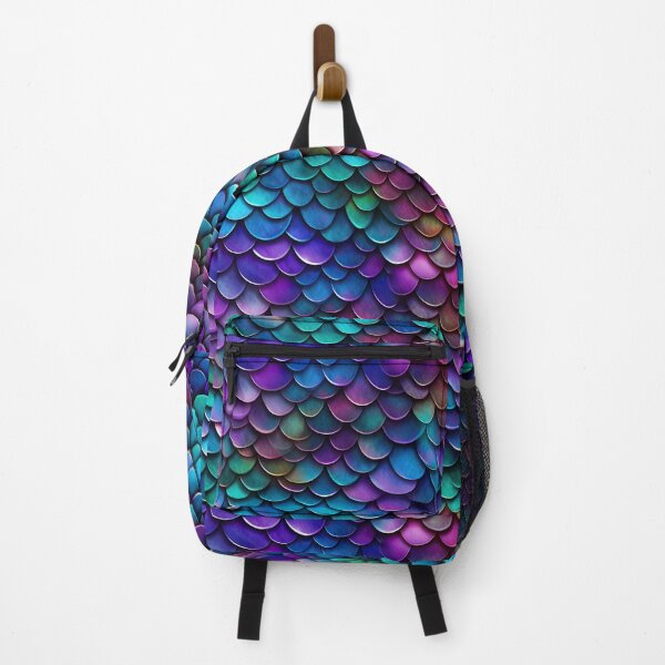 Item preview, Mermaid scale skin texture pattern - fantasy creature purple and blue  designed and sold by Fantasy Cache.