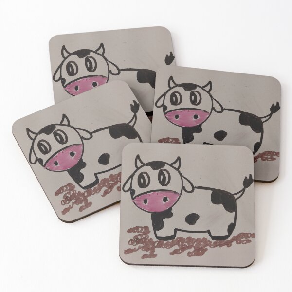 Item preview, Cute Cow Drawing designed and sold by Pachewba.