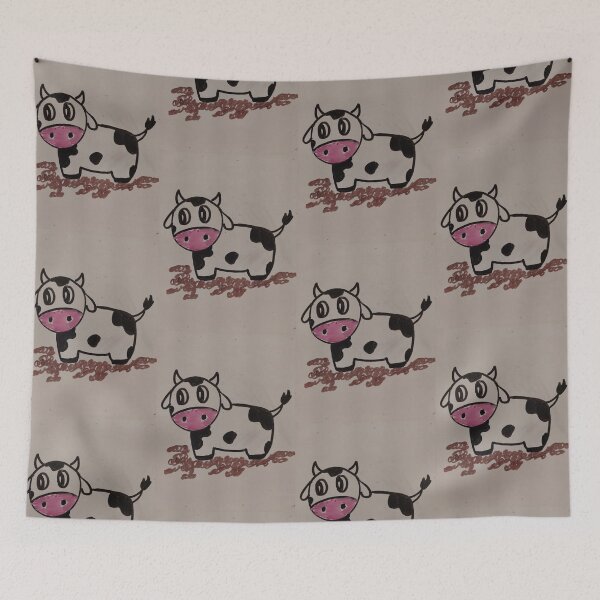 Item preview, Cute Cow Drawing designed and sold by Pachewba.