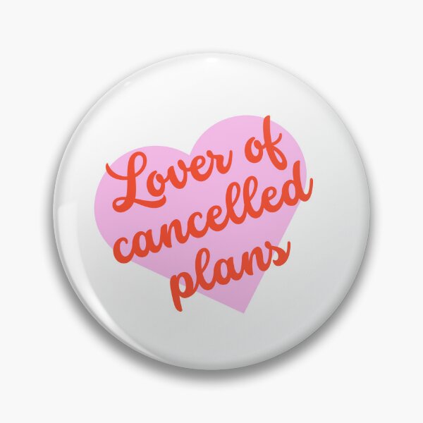 Item preview, Lover of Cancelled Plans - Whimsical Typography for the Homebody Souls - Red designed and sold by Biddakate.