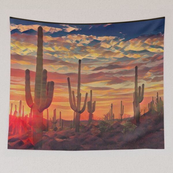 Item preview, GREAT AMERICAN WESTERN CACTUS SUNSET designed and sold by THE AMERICAN TEEVANGELIST.