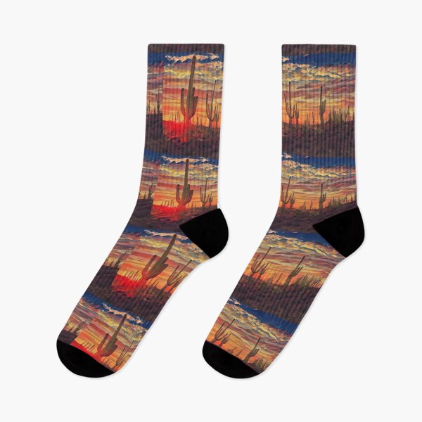 Item preview, GREAT AMERICAN WESTERN CACTUS SUNSET designed and sold by THE AMERICAN TEEVANGELIST.
