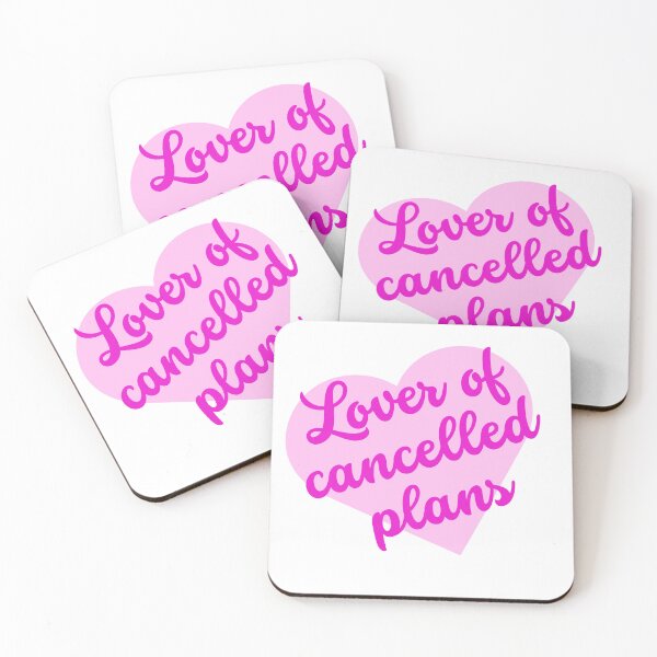 Item preview, Lover of Cancelled Plans - Whimsical Typography for the Homebody Souls - Pink designed and sold by Biddakate.