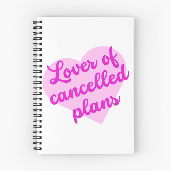 Item preview, Lover of Cancelled Plans - Whimsical Typography for the Homebody Souls - Pink designed and sold by Biddakate.