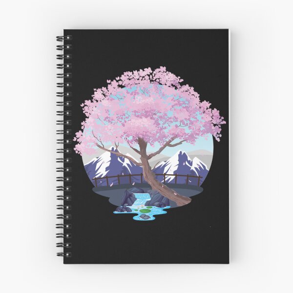 Aperçu de l'œuvre Paysage de fleurs de cerisier créée et vendue par Pixiejim.
