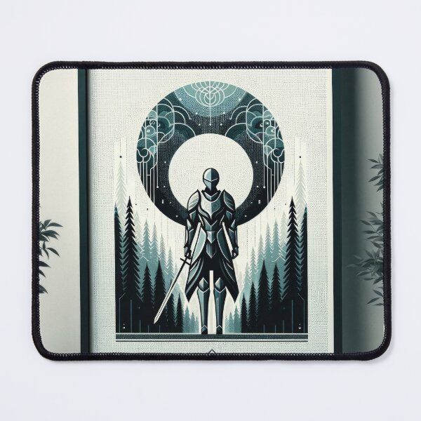 Item preview, Ethereal Knight in Mystic Forest designed and sold by SunkenCost.