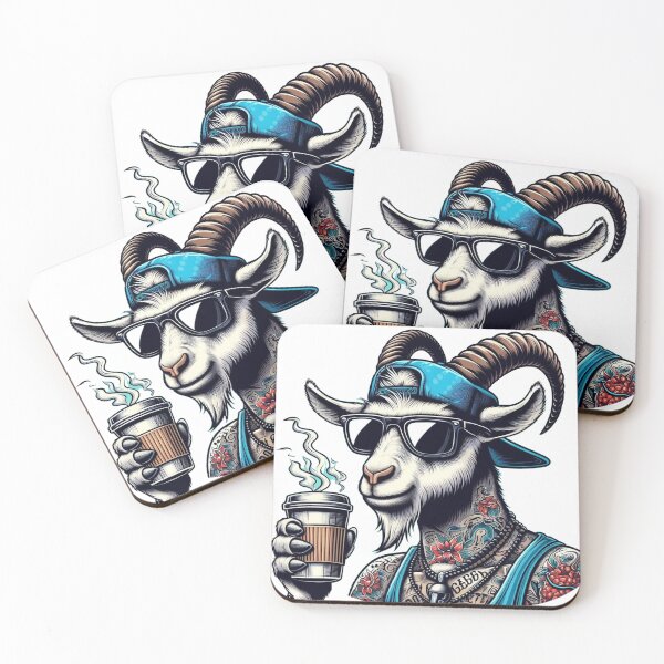 Item preview, cool goat designed and sold by Greydate.