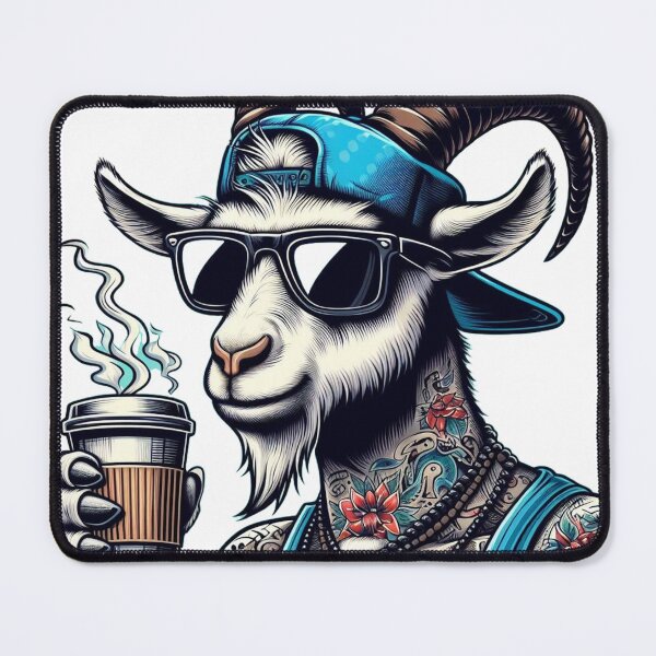 Item preview, cool goat designed and sold by Greydate.