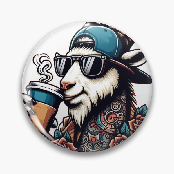 Item preview, cool goat designed and sold by Greydate.