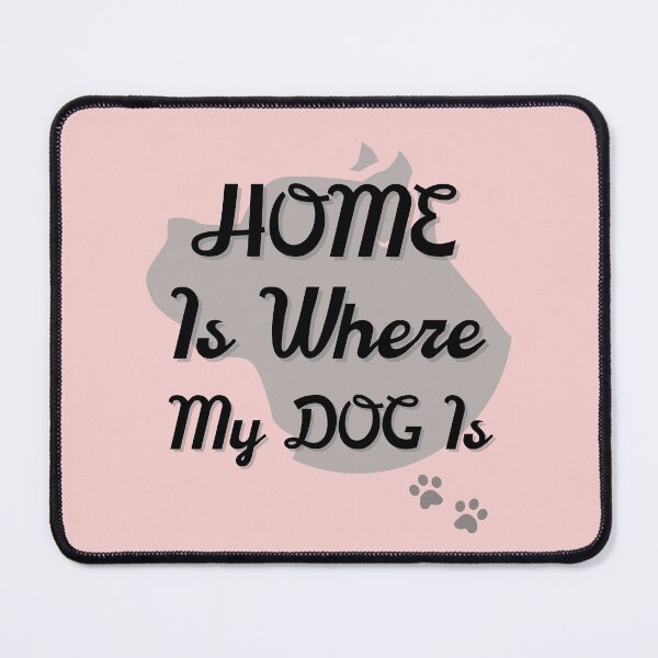 Item preview, " Home Haven Tee " Dog (Silhouette) designed and sold by Wabi-SabiStudio.