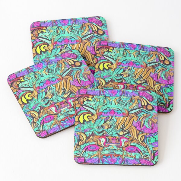Item preview, Vintage fluorescent art - aesthetic cyan designed and sold by Atelier-Arcano.