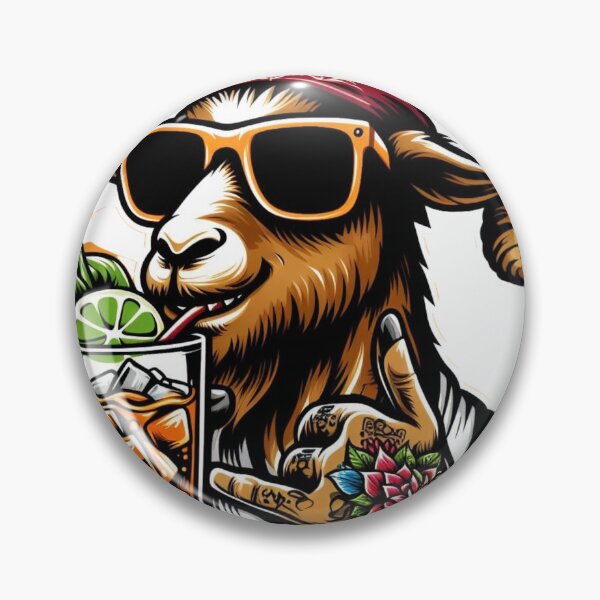 Item preview, cool goat designed and sold by Greydate.