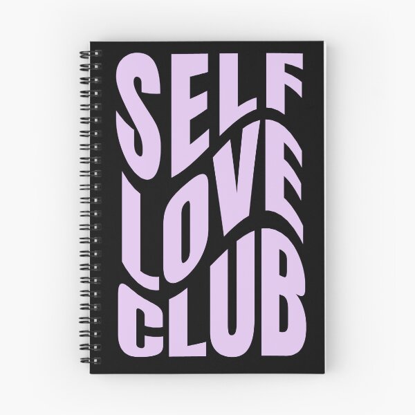 Item preview, Self Love Club - Empowering Typography for Positive Affirmations - Lilac designed and sold by Biddakate.