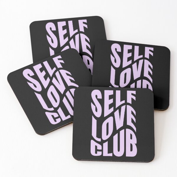 Item preview, Self Love Club - Empowering Typography for Positive Affirmations - Lilac designed and sold by Biddakate.