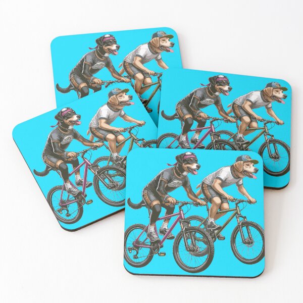 Item preview, Playful Pups on Bikes v1 designed and sold by iwcus.