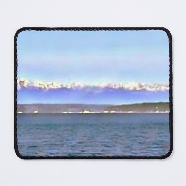 Item preview, Olympic Mountains behind Southworth on Puget Sound designed and sold by David Trotter Fine Art.