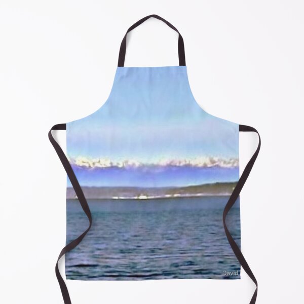 Item preview, Olympic Mountains behind Southworth on Puget Sound designed and sold by David Trotter Fine Art.