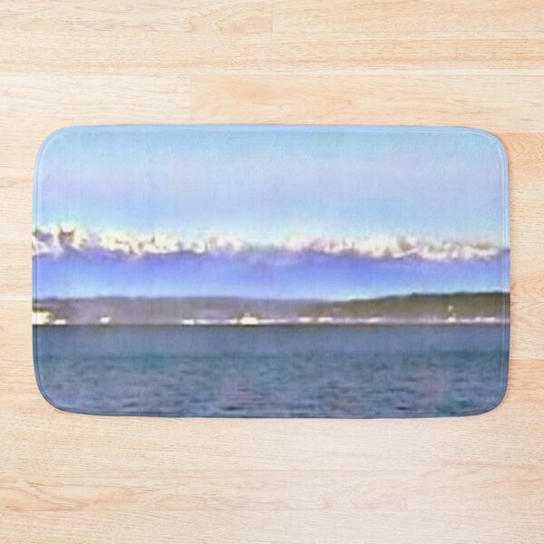 Item preview, Olympic Mountains behind Southworth on Puget Sound designed and sold by David Trotter Fine Art.