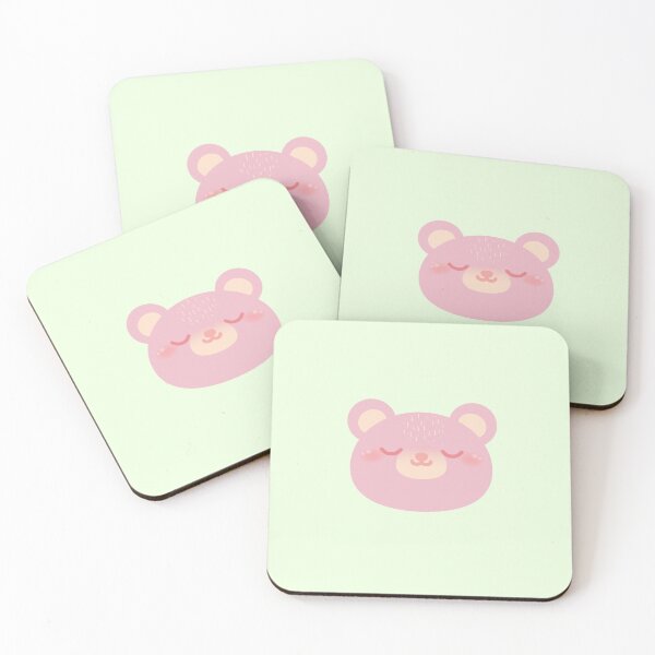 Item preview, Cute Kawaii Pink Bear Sticker designed and sold by CMYKat.