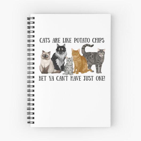 Item preview, Cats Are Like Potato Chips! Cat Lover Gift designed and sold by SSustainable.