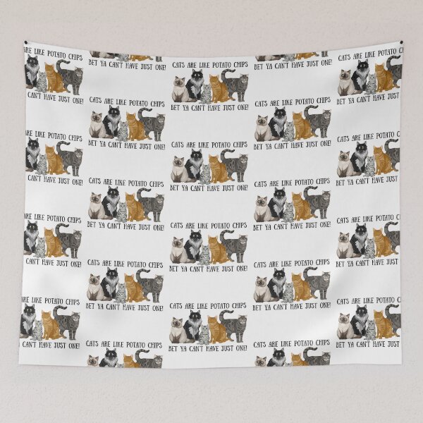 Item preview, Cats Are Like Potato Chips! Cat Lover Gift designed and sold by SSustainable.