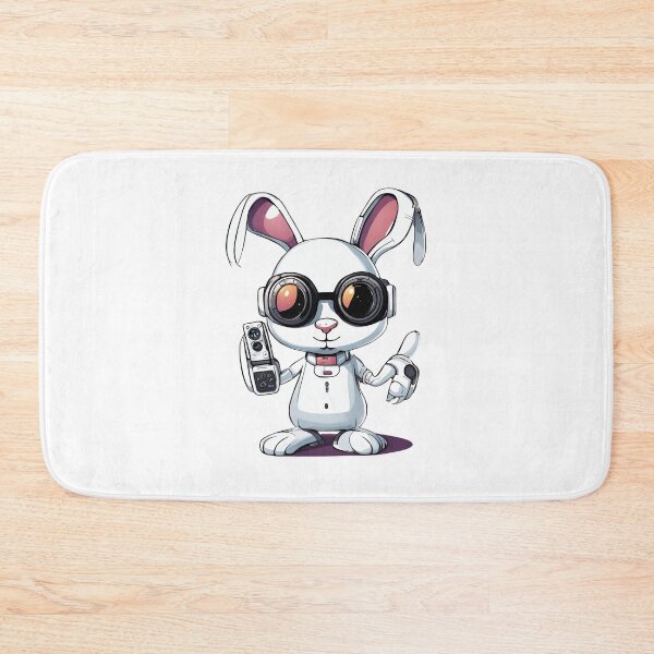 Item preview, Cartoon Cyborg Robot Rabbit designed and sold by Majestic Paws.