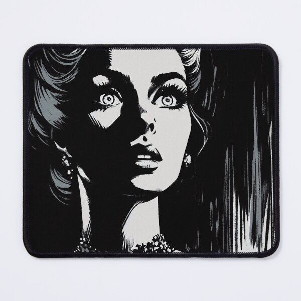Item preview, Noir Big Scared Eyes [Vintage, Retro] designed and sold by RESToRAPTOR.