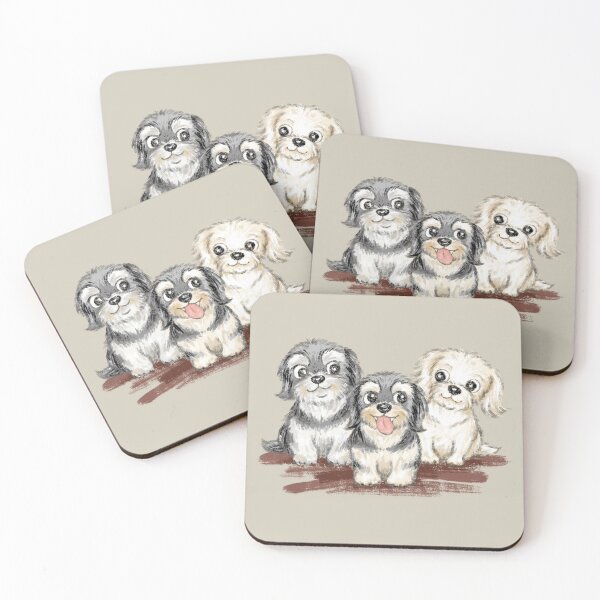 Item preview, Three puppies designed and sold by Toru Sanogawa.