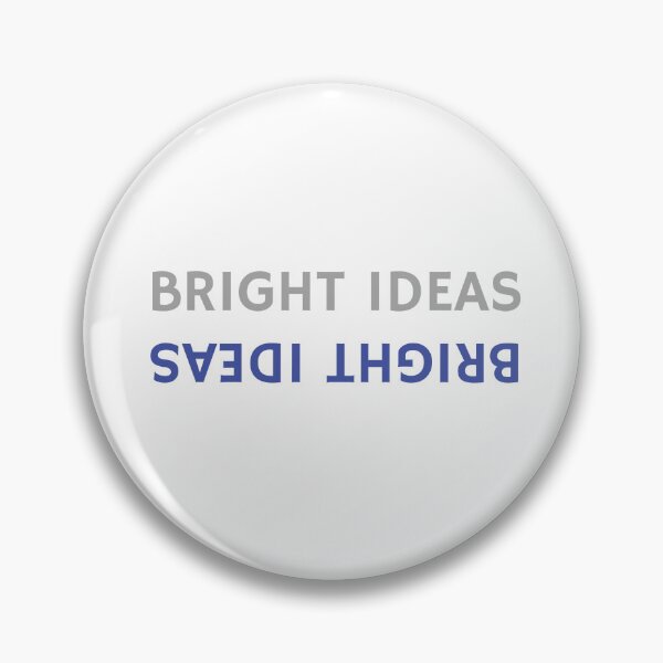 Item preview, BRIGHT IDEAS Minimalist Mirror Flip Image 2 designed and sold by VickiVybesArt.