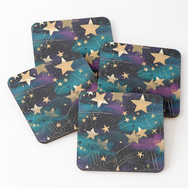 Item preview, Stellar Dreamscape: Gold Star Constellations designed and sold by JackrabbitPub.