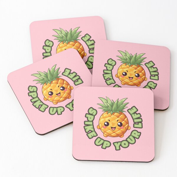 Item preview, TonzoBeast's Cheery Pineapple Delight - Tropical Fruit Fun Illustration designed and sold by DonTonzo.