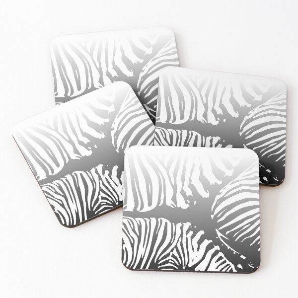 Item preview, Zebra Camo Pattern - Black and White designed and sold by Quooki.
