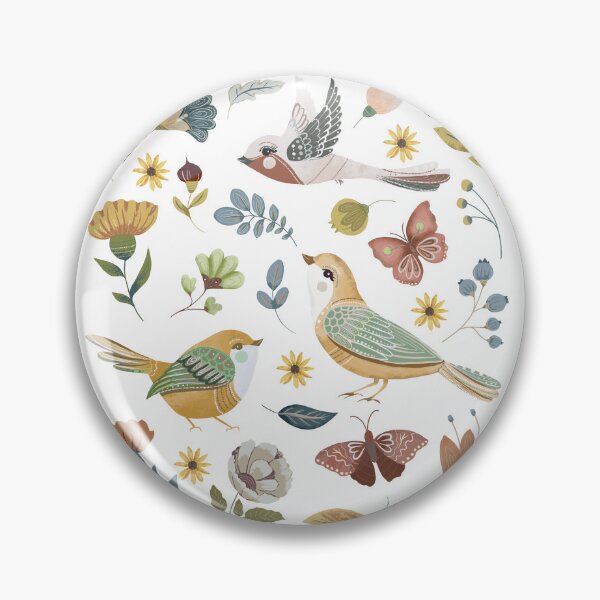 Item preview, Scandinavian Folk Art Birds designed and sold by Fairymeshop.