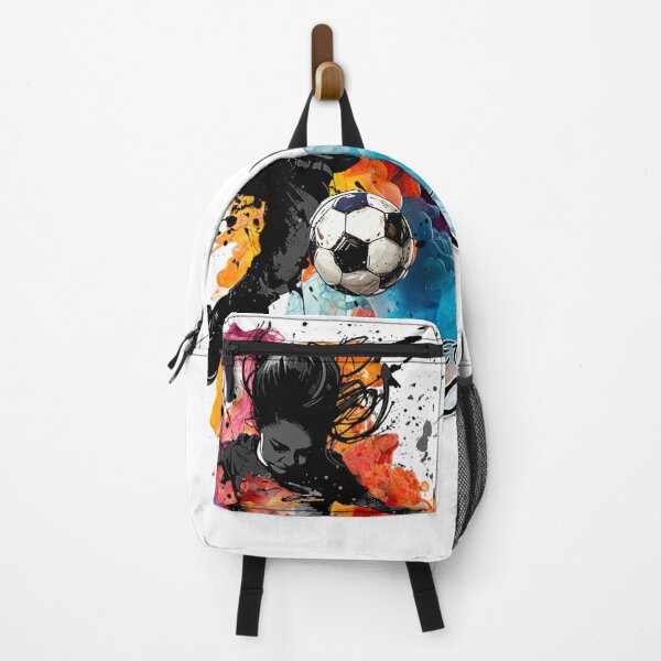 Item preview, Soccer Vibes Only - Splash of Youthful Joy watercolour designed and sold by fluidwatercolor.