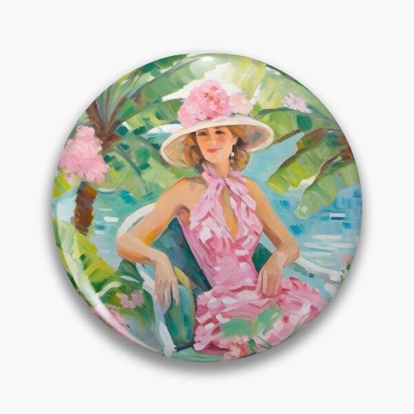 Artikelvorschau, Palm Beach-Nachmittag, Grandmillennial-Kunst entworfen und verkauft von SophieClimaArt.