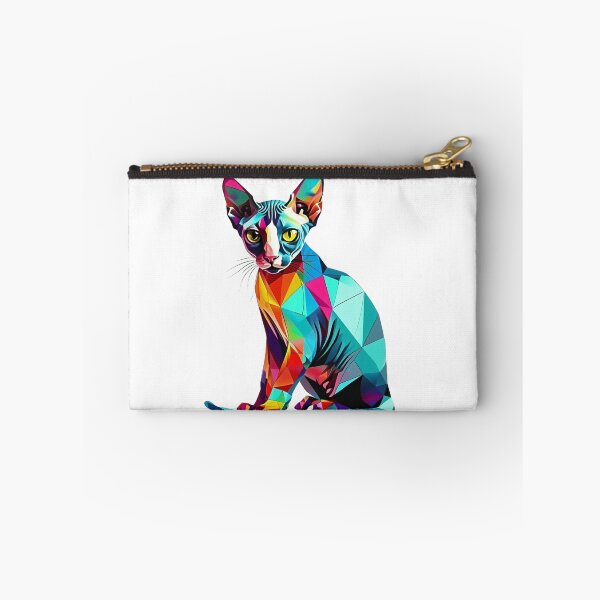 Artikelvorschau, Geometrische Anmut: Die bunte Sphynx-Katze entworfen und verkauft von geodedebit.