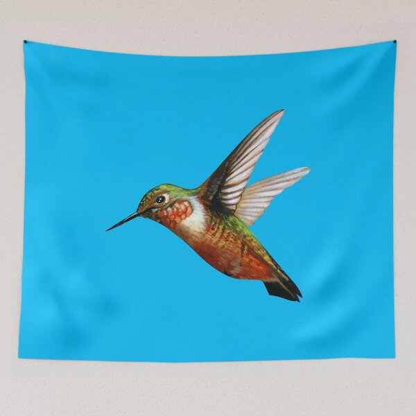 Item preview, Flying Hummingbird Full Image  designed and sold by fantasticdesign.