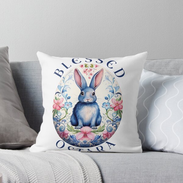 Item preview, Blessed Ostara. Hares, Eggs and Rebirth in Spring designed and sold by SSustainable.