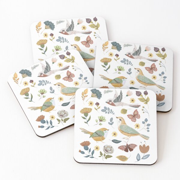 Item preview, Scandinavian Folk Art Birds designed and sold by Fairymeshop.