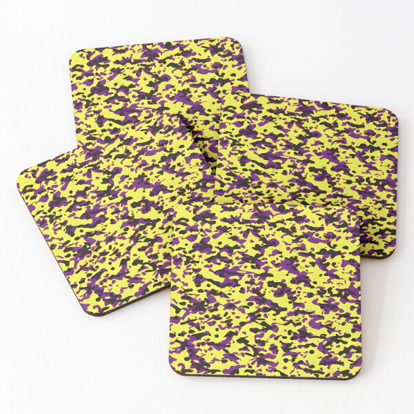 Item preview, #C010: Purple And Black On Yellow Camouflage Series designed and sold by FarStarL33.