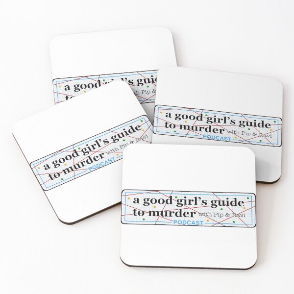 Item preview, a good girl's guide to murder podcast sticker designed and sold by Mayass-Art.